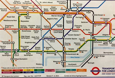 undergrunn london kart